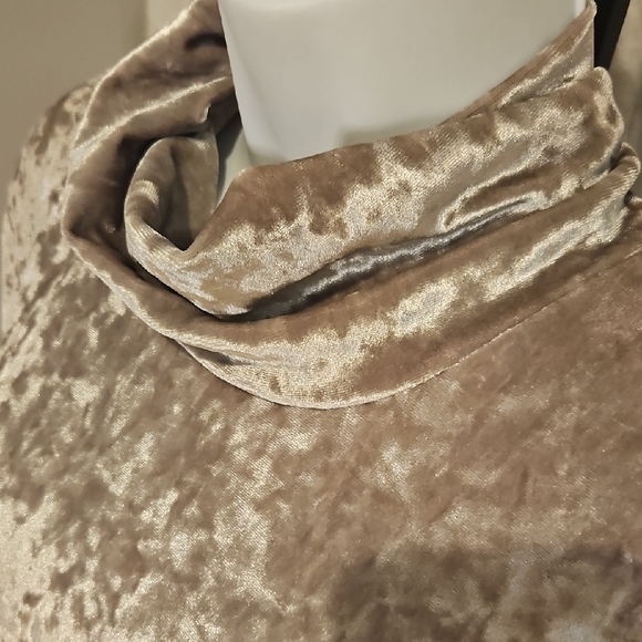 Velvet Ruby Rd. Olive Green Cowl Neck Size M - Picture 4 of 10